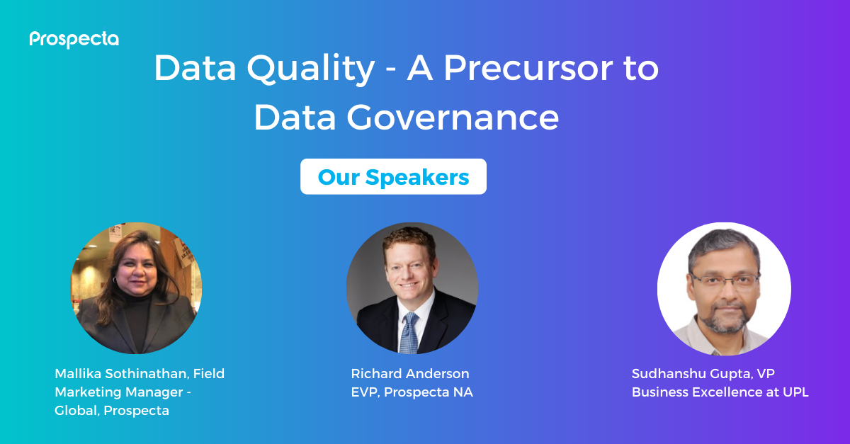 Data Quality And Data Governance Webinar